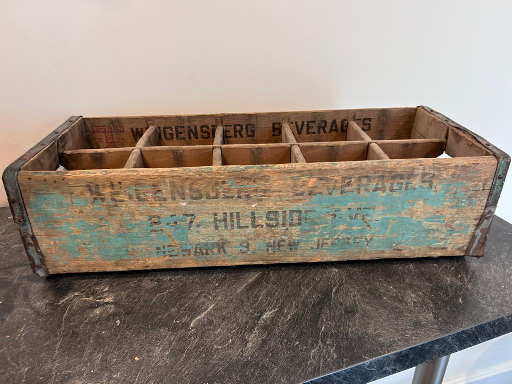Originele hout krat, Ophalen, Zo goed als nieuw