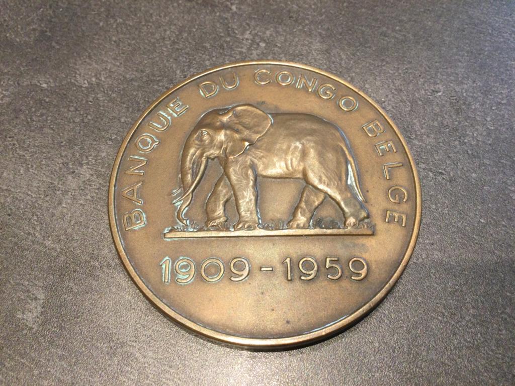 Médaille du Congo belge 1909 - 1959, Timbres & Monnaies, Monnaies | Belgique, Enlèvement ou Envoi