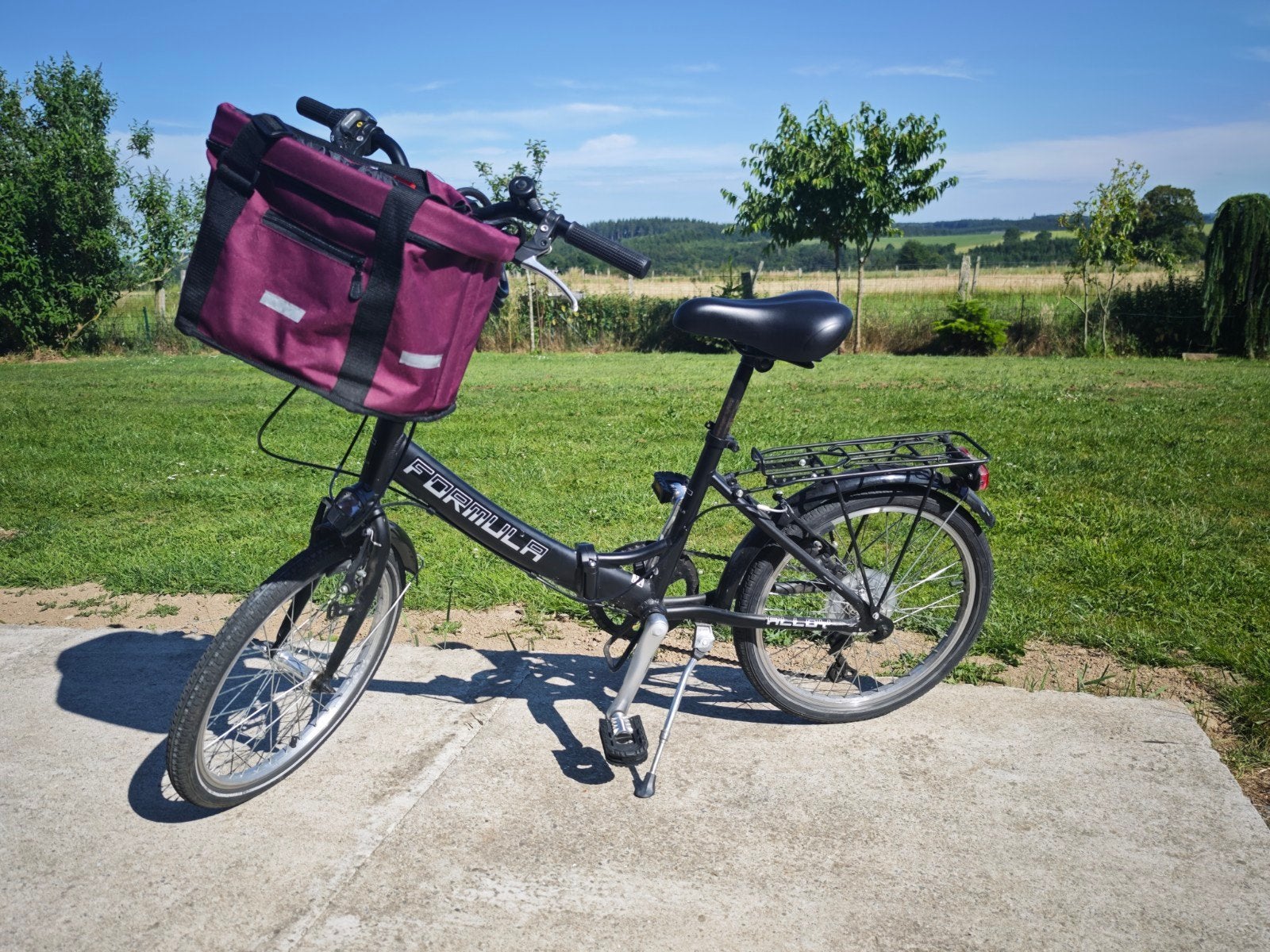 Vélo pliable., Enlèvement