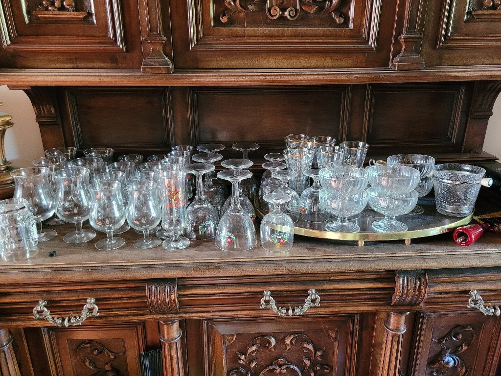 Glazen, Ophalen