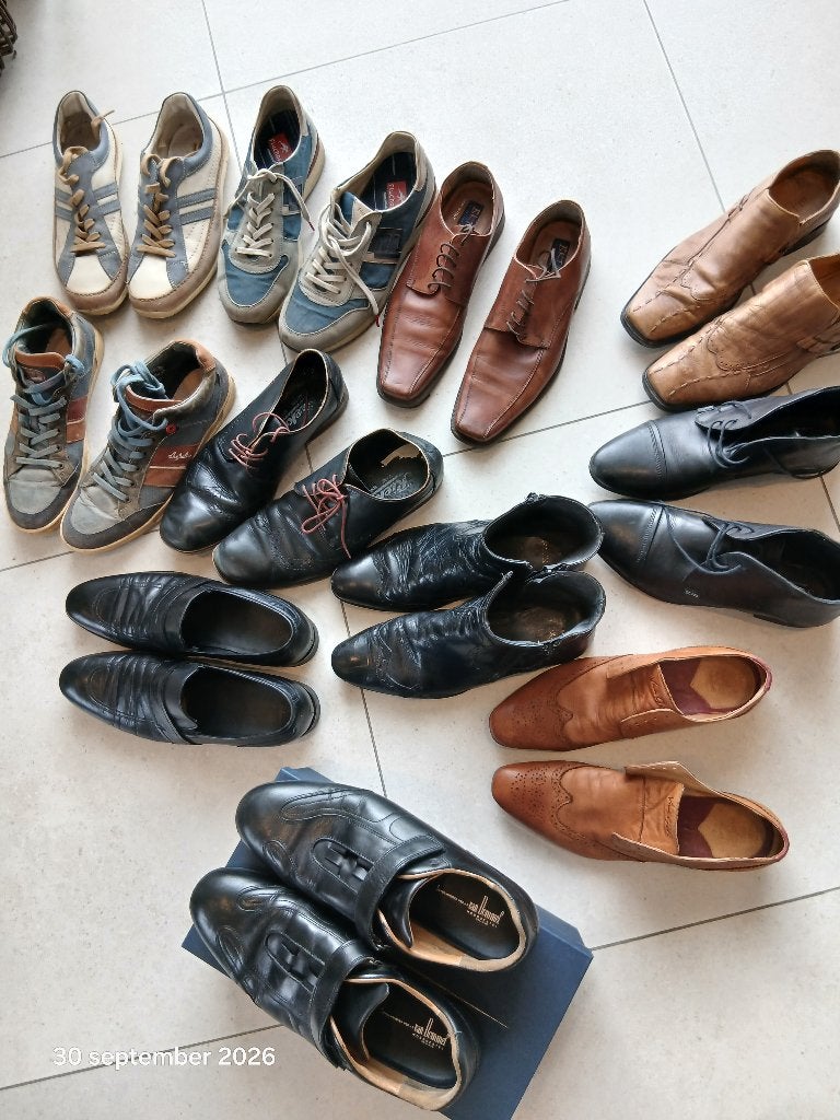 Herenschoenen maat 43.5 en 43 z.g.a. nieuw, Kleding | Heren, Ophalen, Zo goed als nieuw