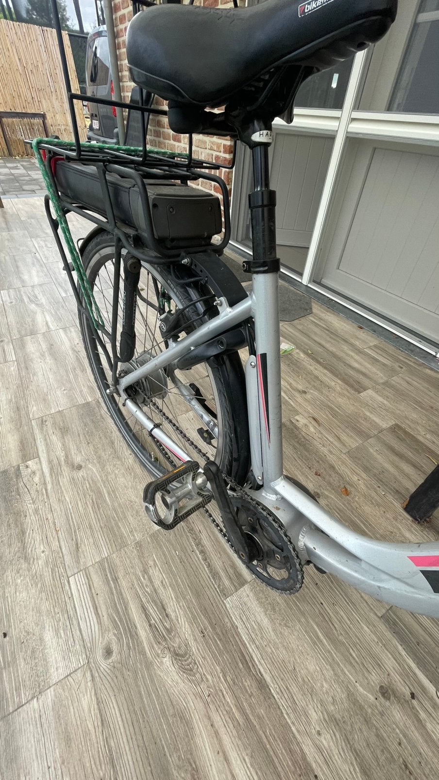 Elektrische damesfiets Norta, Fietsen en Brommers, Ophalen, Gebruikt, 30 tot 50 km per accu