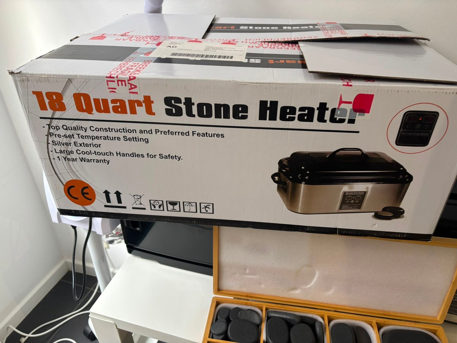 Professione hotstone set, Ophalen, Zo goed als nieuw