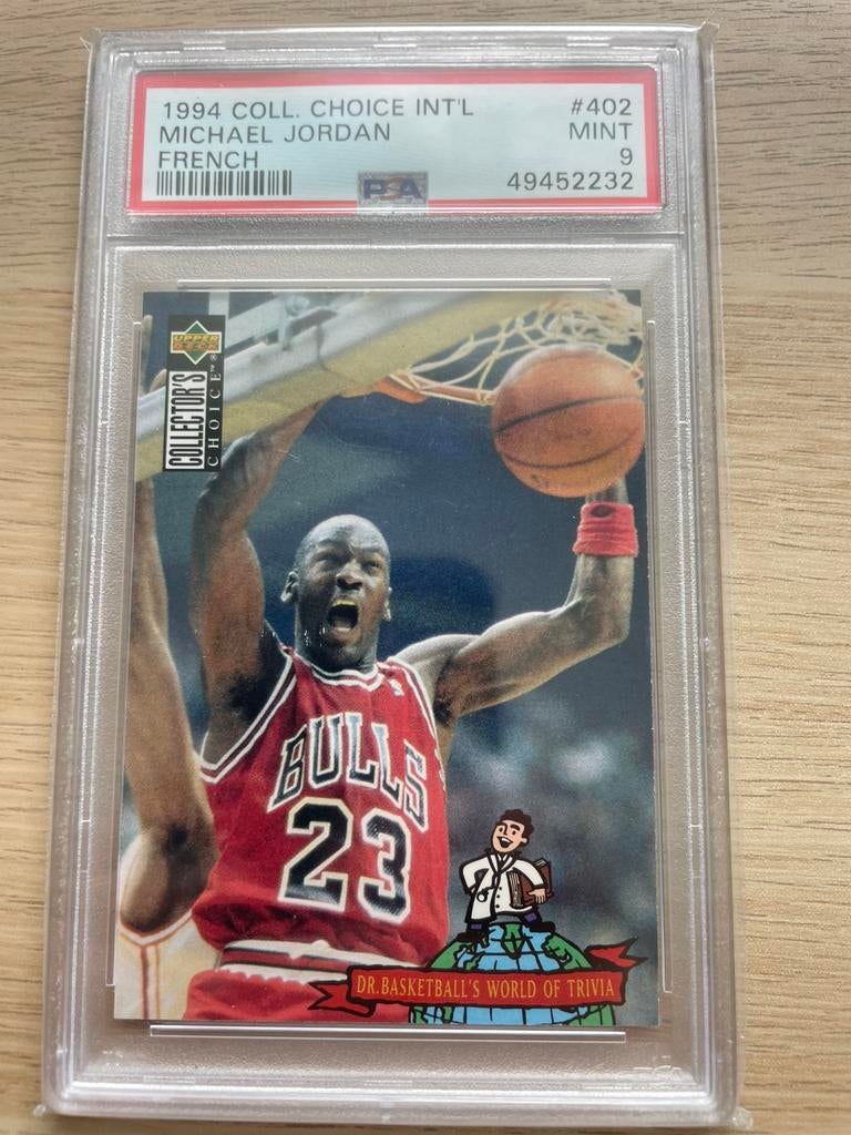 1994 Michzel Jordan psa 9, Ophalen of Verzenden, Nieuw, Plaatje