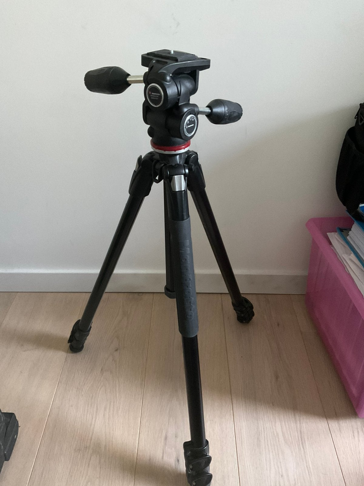 Manfrotto statief te koop (nieuwstaat), Ophalen of Verzenden, Zo goed als nieuw