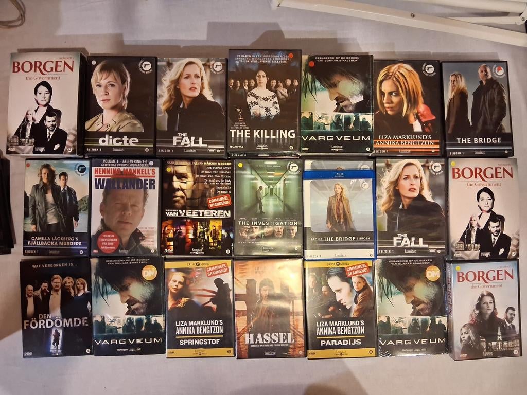 Scandinavische crime reeksen op dvd (blu-ray) uit te kiezen, Cd's en Dvd's, Boxset, Ophalen of Verzenden, Zo goed als nieuw, Actie en Avontuur