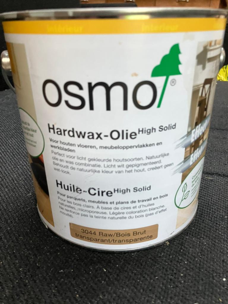 Osmo 3044 2,5 liter, Doe-het-zelf en Bouw, Verf, Beits en Lak, Zo goed als nieuw, Wit, Ophalen of Verzenden