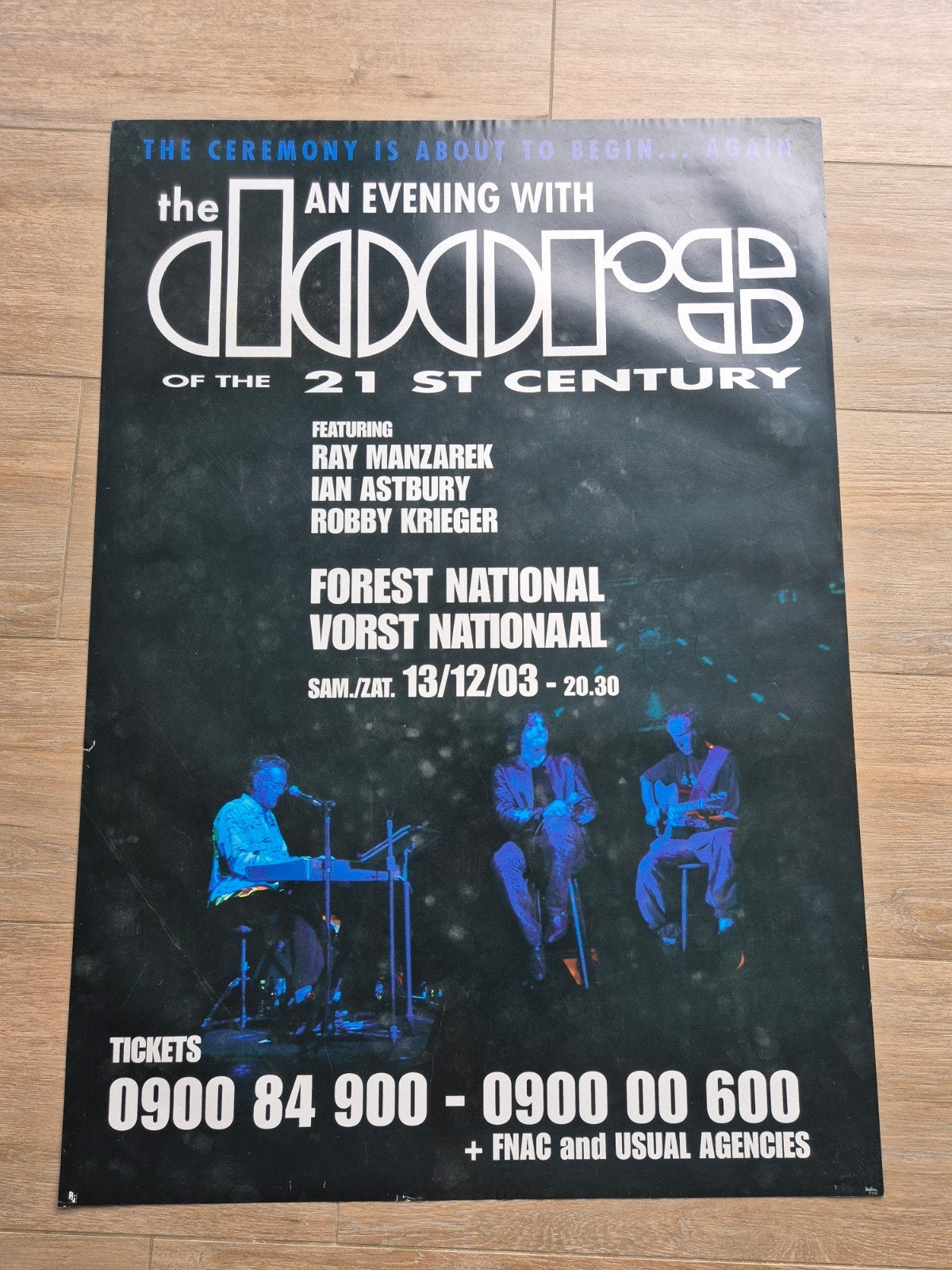 Concert poster The Doors 2003, Ophalen of Verzenden, Zo goed als nieuw, Muziek