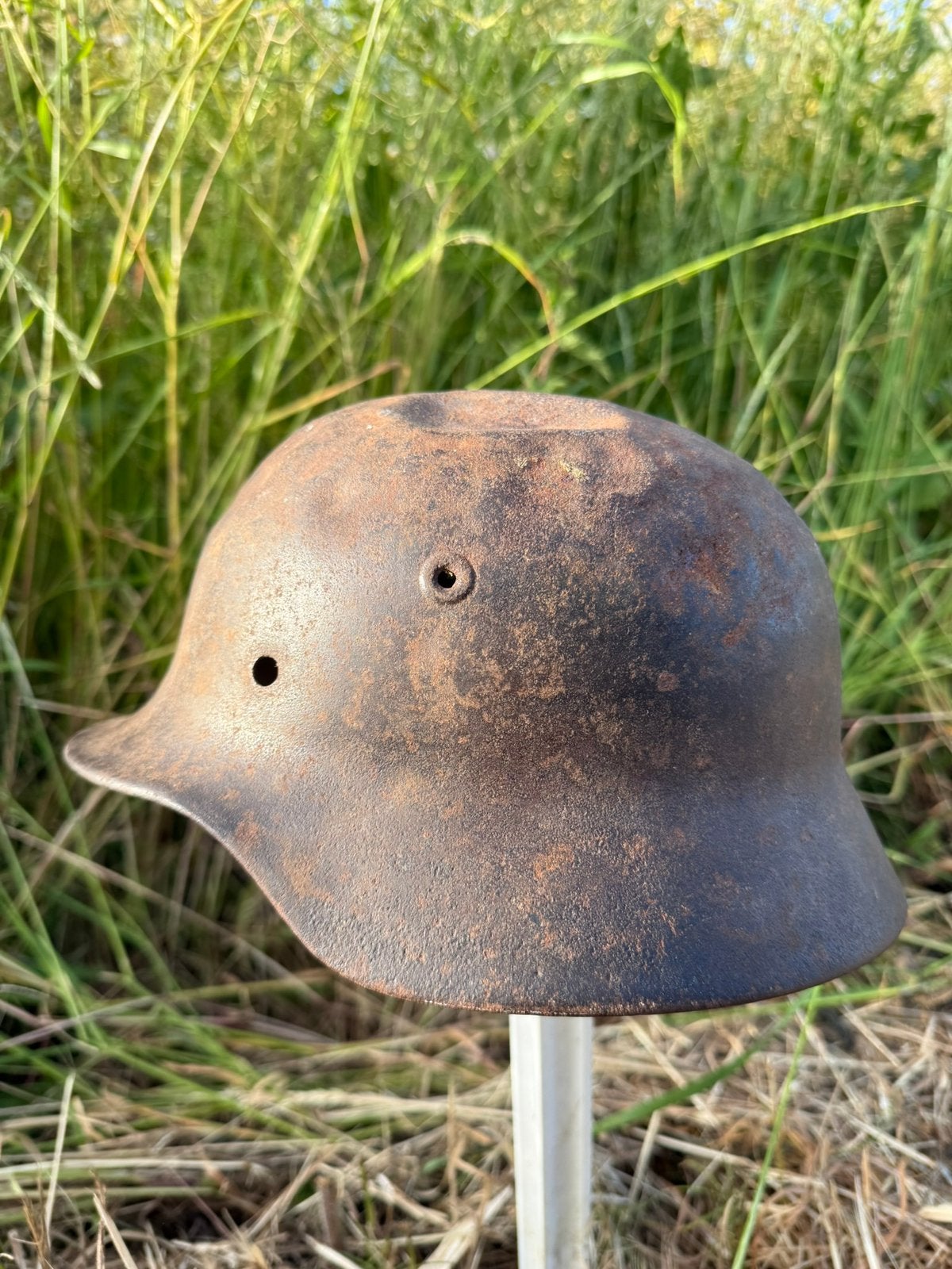 casque allemande M40 WW2, Collections, Enlèvement ou Envoi, Armée de terre, Casque ou Béret