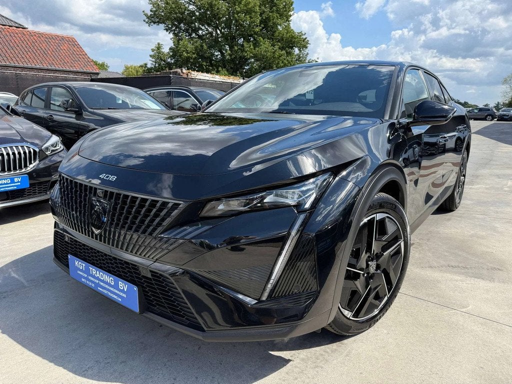 Peugeot 408 1.2i TURBO HYBRID GT-LINE AUTOMAAT NAVI LEDER FU, Automaat, Gebruikt, 1199 cc, Leder