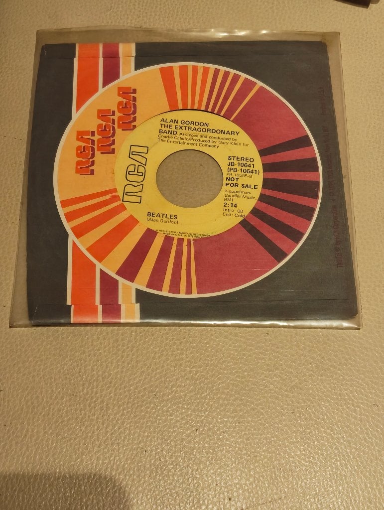 Single van Alan Gordon The Extragordonary Band, Cd's en Dvd's, Vinyl Singles, Gebruikt, 7 inch, Ophalen of Verzenden, Rock en Metal