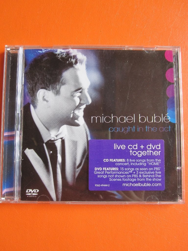 Michael Bublé - Caught In The Act (2 disc), Cd's en Dvd's, Engels, Alle leeftijden, Ophalen of Verzenden, Zo goed als nieuw