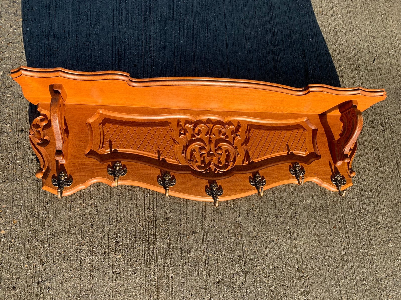 Houten wandkapstok, Antiek en Kunst, Ophalen