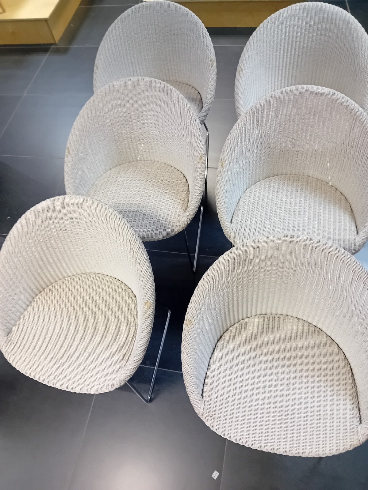 6 chaises de jardin rétro Vincent Sheppard, Enlèvement