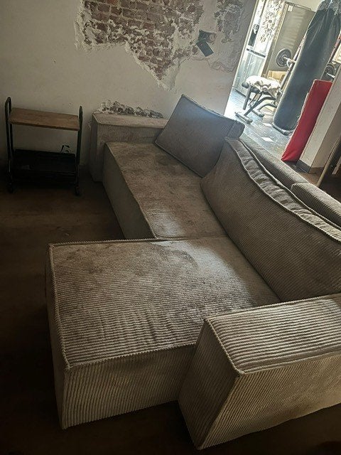 GRATIS Zetel(bed), Ophalen, Gebruikt, 125 tot 150 cm, Hoekbank