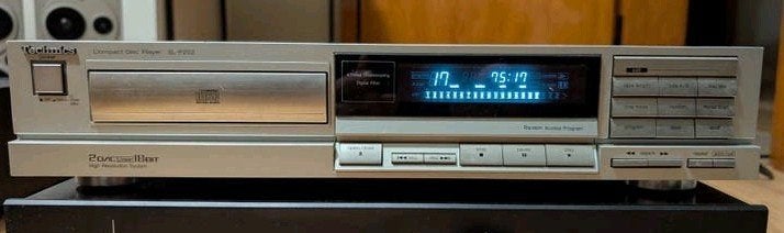 Technics SL-P202A cd speler - zilverkleurig, TV, Hi-fi & Vidéo, Enlèvement ou Envoi, Utilisé, Technics