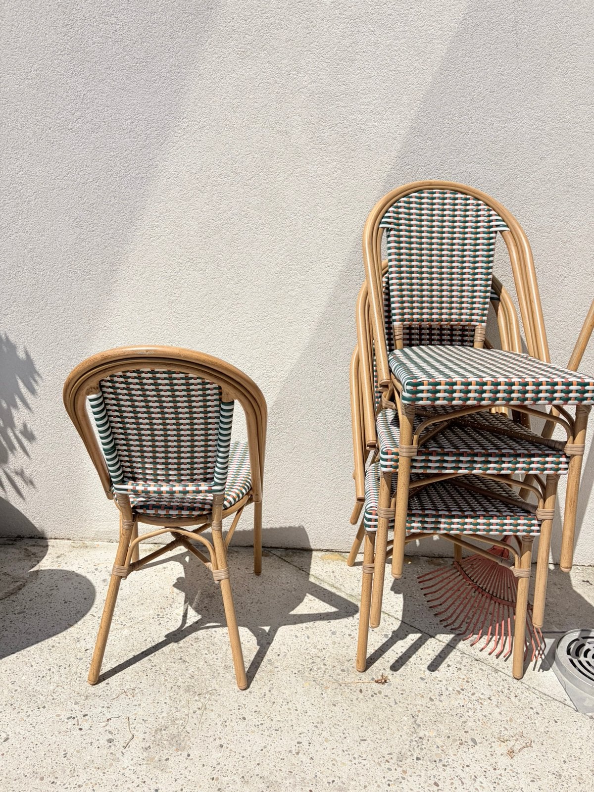 4 terrasstoelen, Tuin en Terras, Ophalen, Zo goed als nieuw