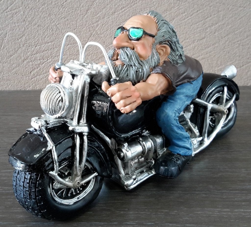 Lot / partij beeld man op Harley ( NIEUW ), Ophalen of Verzenden, Nieuw