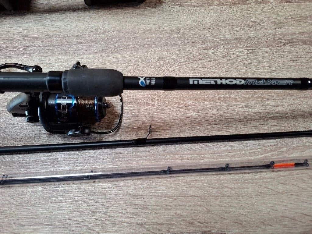 Canne Method Feeder Matrix + moulinet, Enlèvement, Utilisé, Ensemble complet