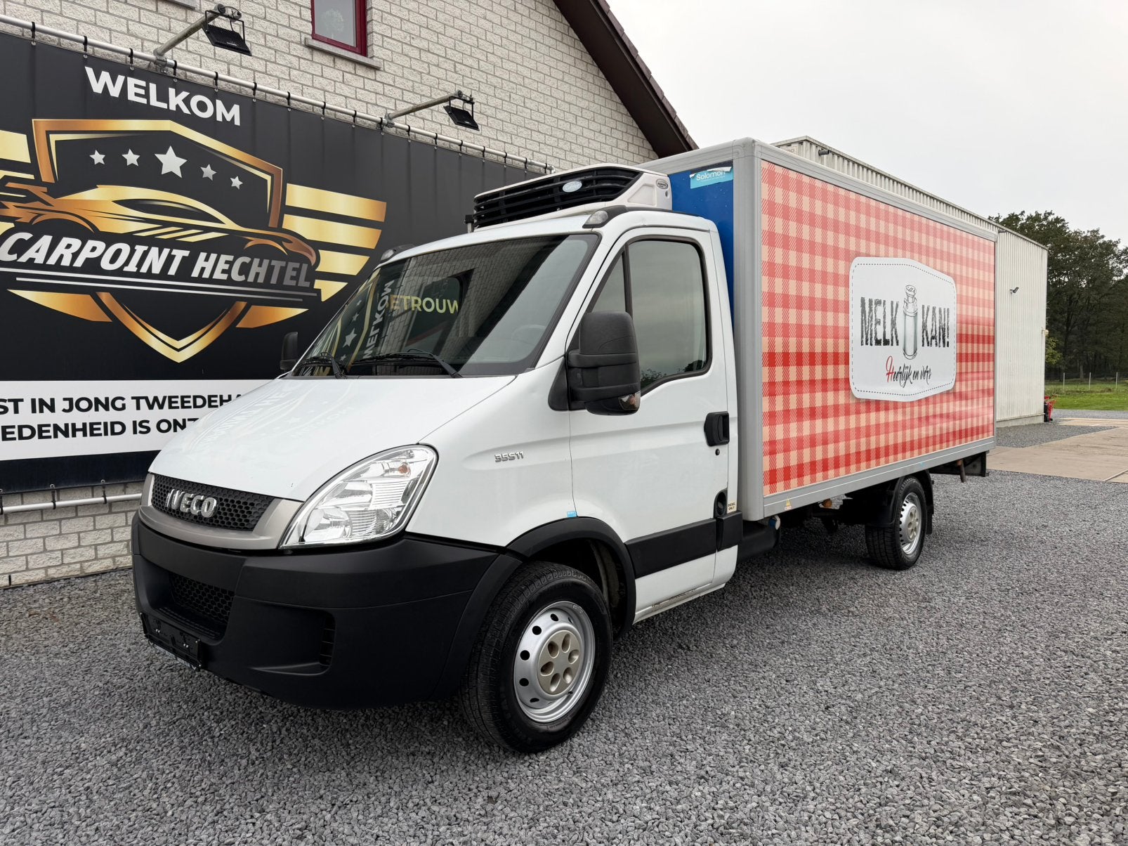 Iveco Daily 2.3 hpi turbo MARKTWAGEN MET KOELCEL automaat !, Automaat, Wit, Diesel, 2298 cc