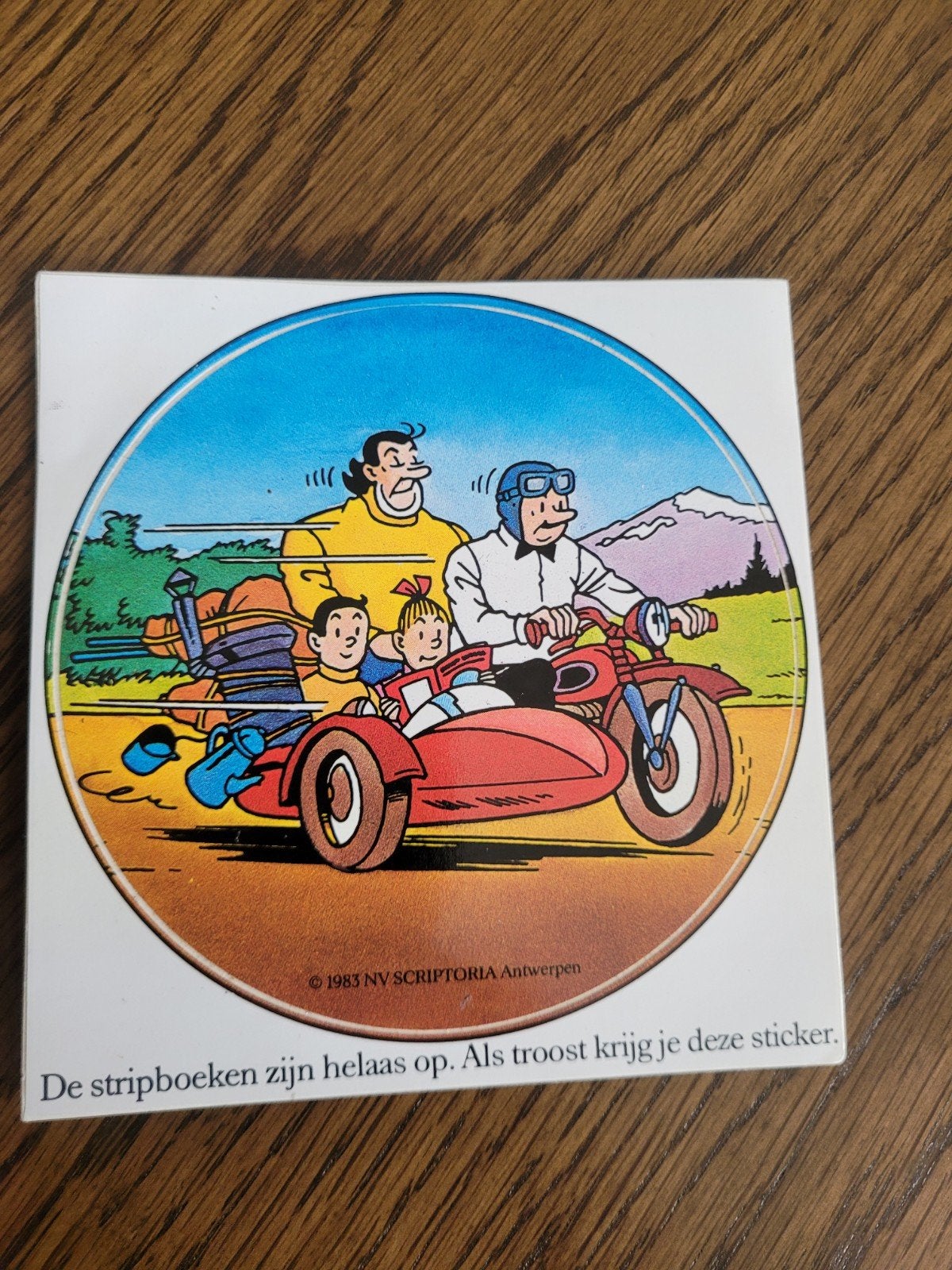 oude sticker suske en wiske, Ophalen of Verzenden