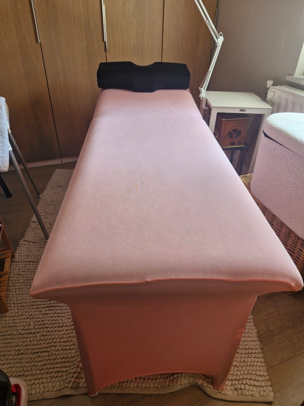 Bed voor massage of schoonheidsbehandelingen, Ophalen