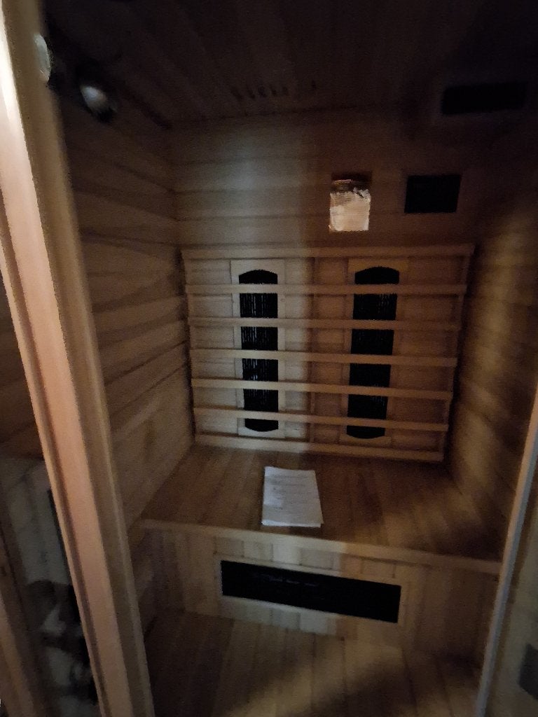 Infraroodcabine, Ophalen, Zo goed als nieuw, Infrarood, Complete sauna