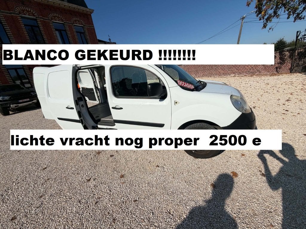 RENAULT KANGOO 1.5 DCI LICHTE VRACHT, Auto's, Overige modellen, Diesel, Particulier, 5 deurs