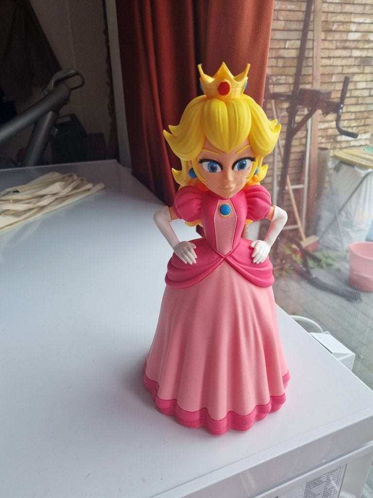 Princess peach, Ophalen of Verzenden, Nieuw, 1:35 tot 1:50, Figuur of Figuren