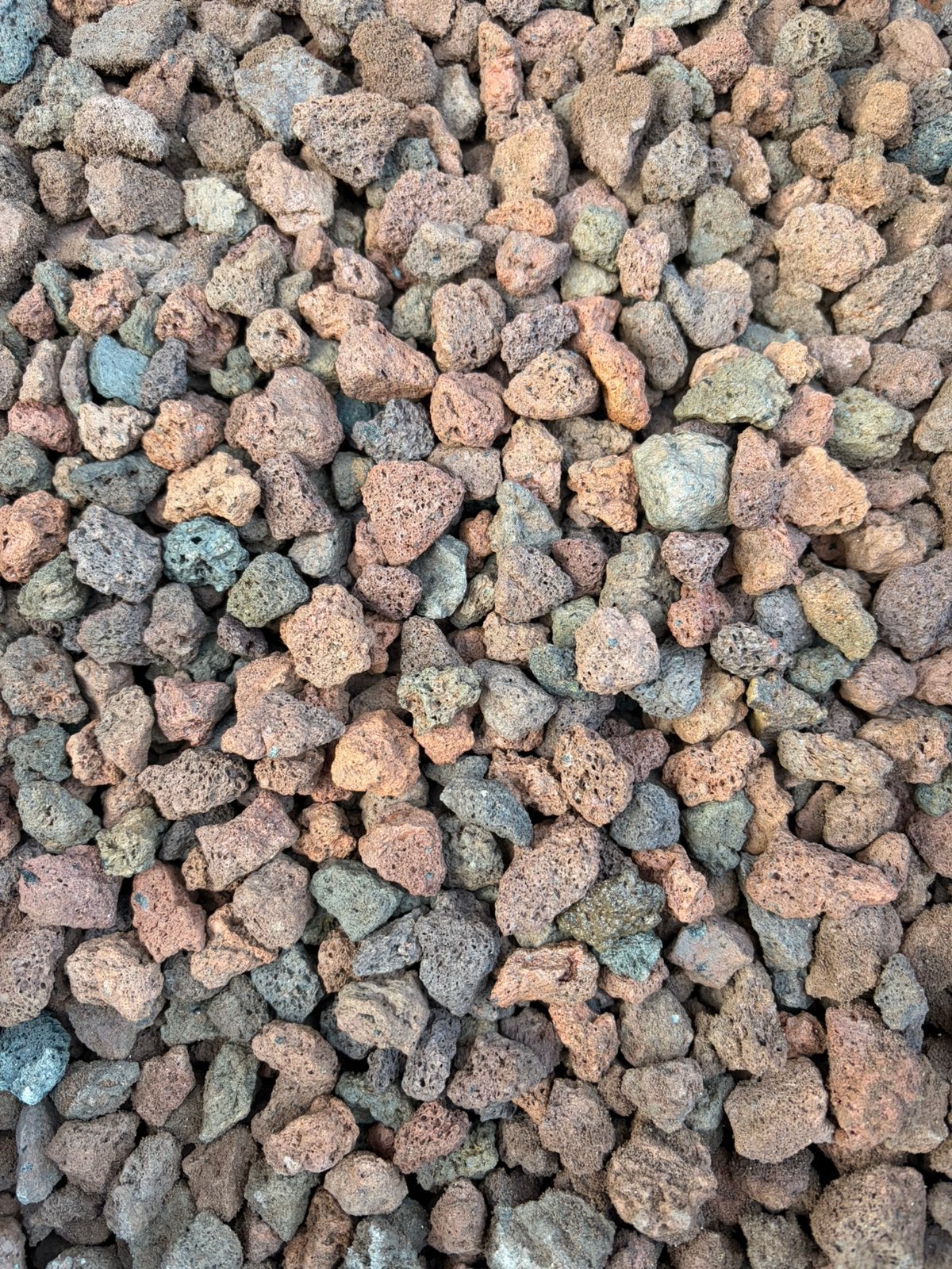 Lava split steen rood/bruin, Tuin en Terras, Ophalen, Bruin, Zo goed als nieuw, Split