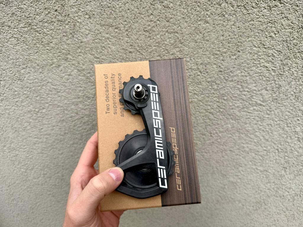 Ceramicspeed OSPW Shimano 12sp Team Logo, Fietsen en Brommers, Fietsonderdelen, Zo goed als nieuw, Derailleur of Ketting, Carbon