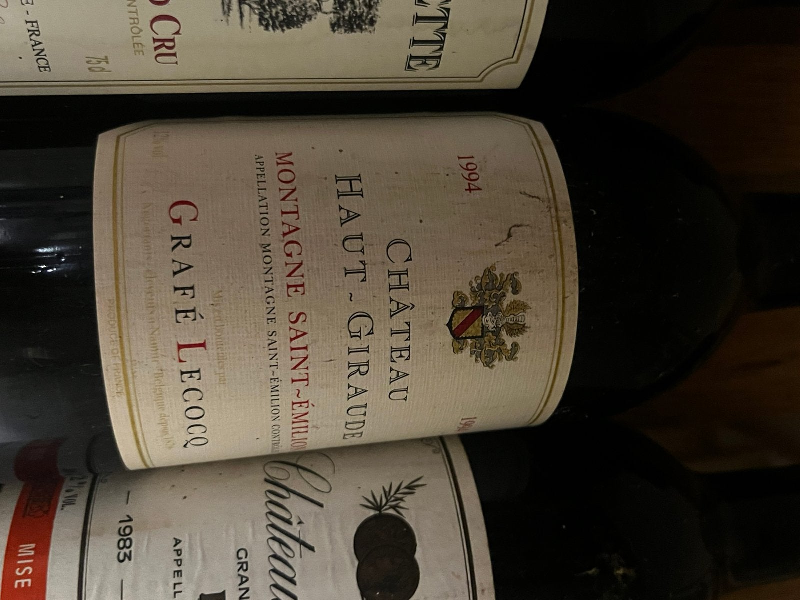 Chateau Haut Giraude 1994, Ophalen, Zo goed als nieuw