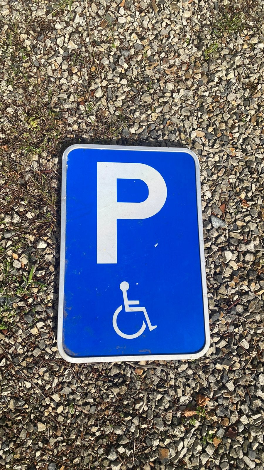 Verkeersbord - Parking, Doe-het-zelf en Bouw, Ophalen, Gebruikt