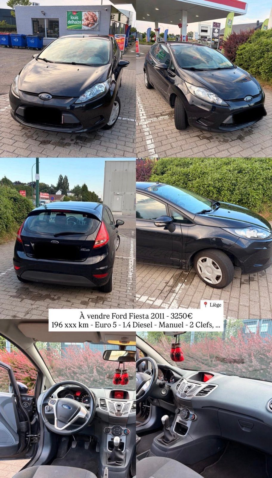 Ford Fiesta 2011 1,4 Diesel, Autos, Euro 5, Achat, 750 kg, 107 g/km