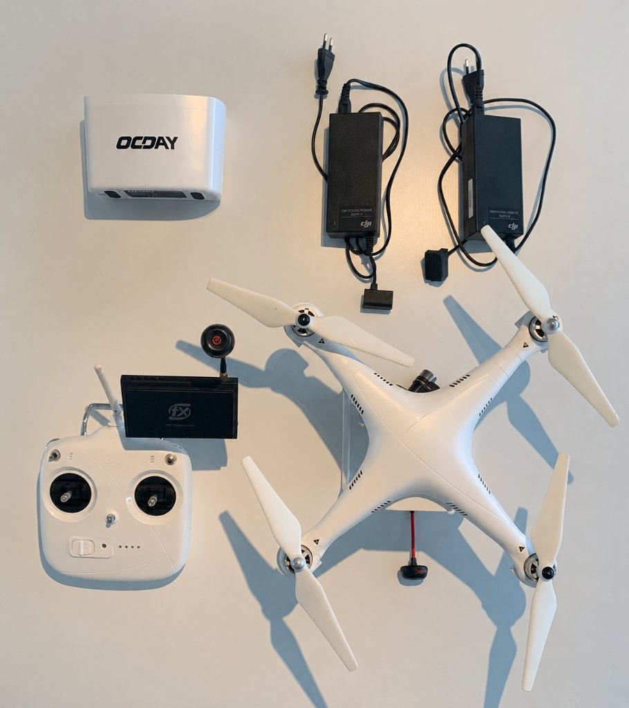 DJI Phantom 2-drone + fpv-kit, Audio, Tv en Foto, Ophalen of Verzenden, Gebruikt, Professionele drone, DJI
