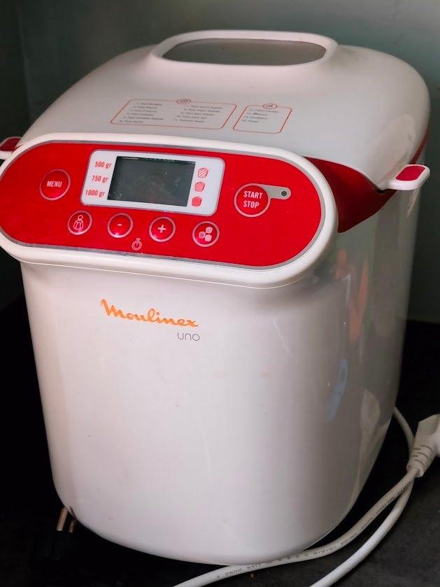 Machine aux pains Moulinex en bonne état de marche, Gebruikt, Kijkvenster, 800 tot 1200 gram deeg, Ophalen