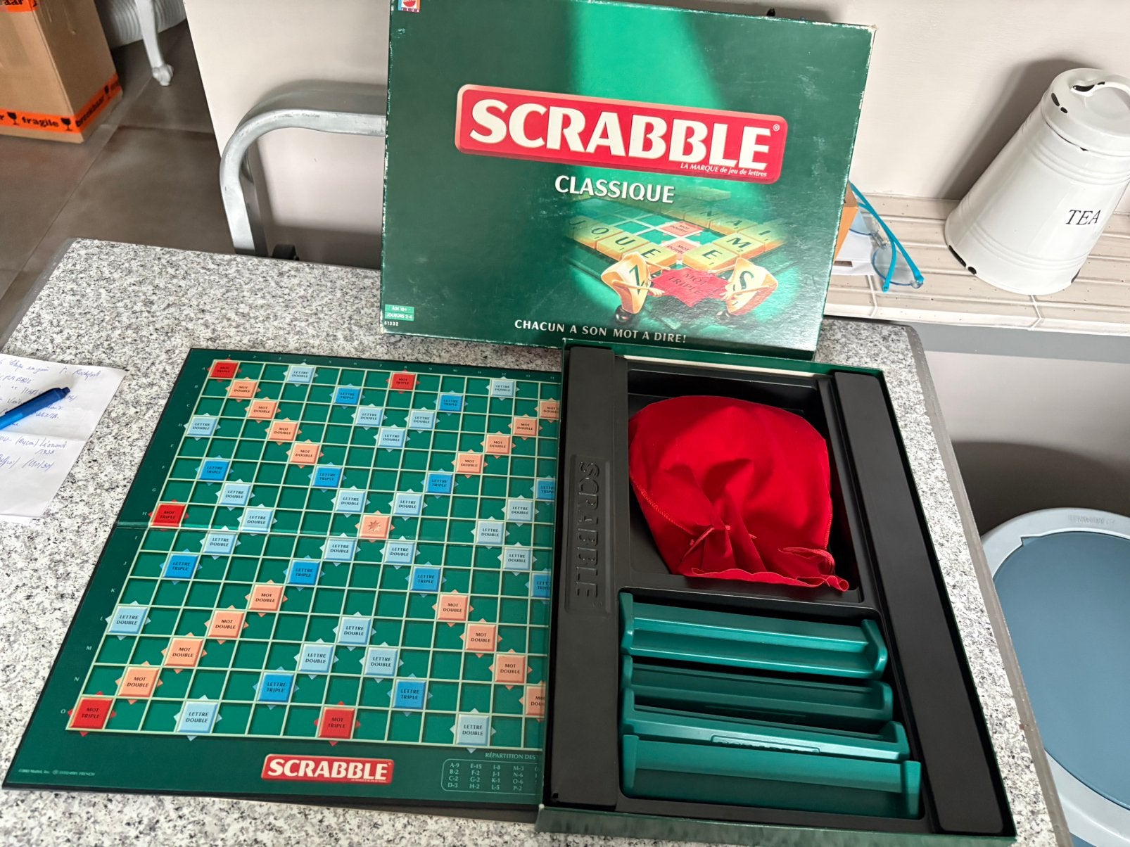 SCRABBLE, Hobby en Vrije tijd, Ophalen of Verzenden, Gebruikt