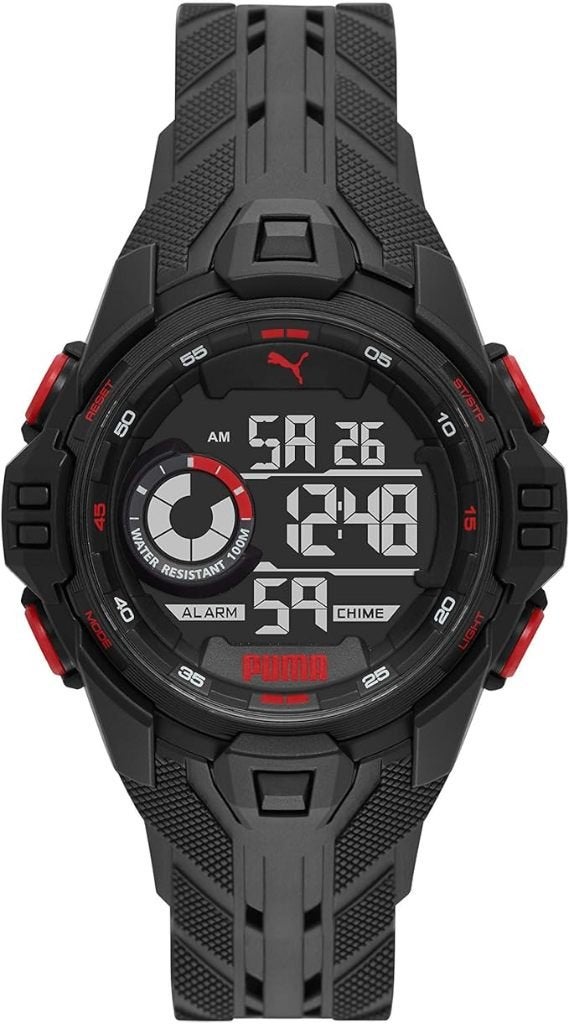 Puma Bold horloge P5042 *NIEUW*, Handtassen en Accessoires, Horloges | Heren, Kunststof, Polshorloge, Nieuw, Kunststof