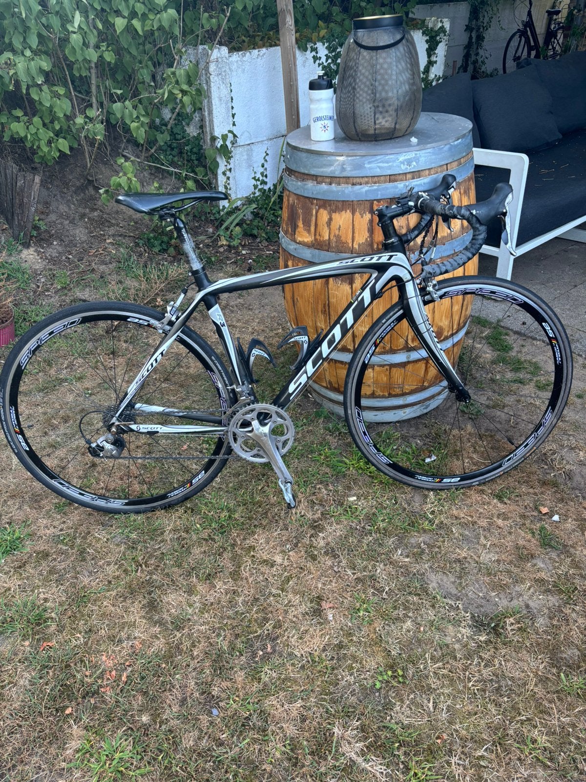 Scott carbon koersfiets maat 49, Enlèvement, Comme neuf, Carbone, Frein sur jante