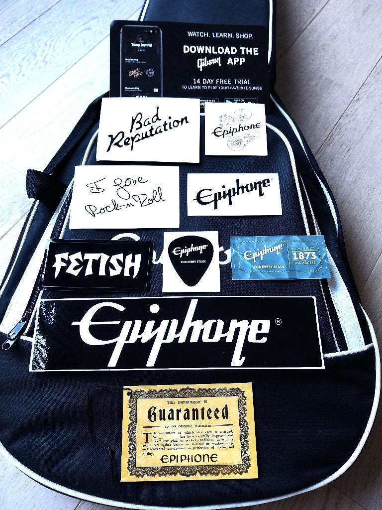 Epiphone Joan Jett Olympic Special + Gibag + Case Candy, Musique & Instruments, Instruments à corde | Guitares | Électriques, Comme neuf