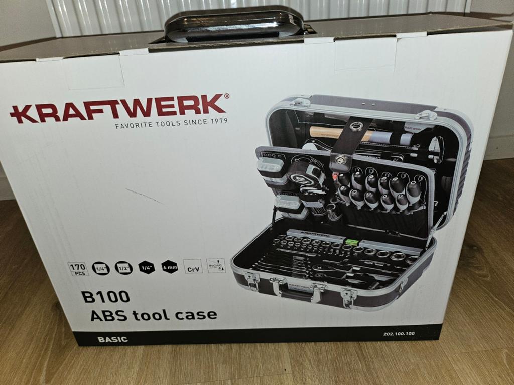 Kraftwerk abs tool case b100 boîte a outils complète, Bricolage & Construction, Enlèvement, Neuf