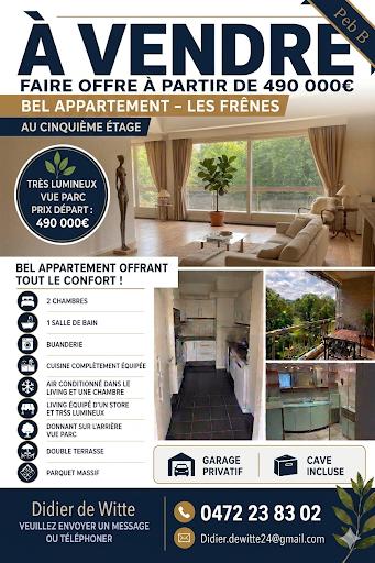 Appartement met 2 slaapkamers Av. de Free,256 Ukkel PEB:B, Immo, Bruxelles, Brussel, 2 kamers, Appartement