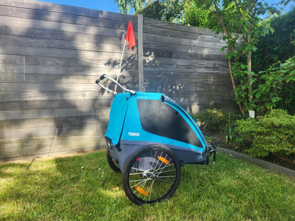 Thule Coaster XT fietskar, Fietsen en Brommers, Opvouwbaar, 20 tot 40 kg, Zo goed als nieuw, Thule