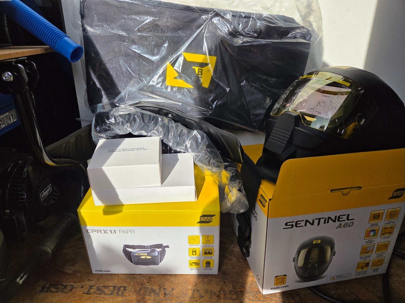 Esab sentinel A60Air + afzuiging, Bricolage & Construction, Enlèvement ou Envoi