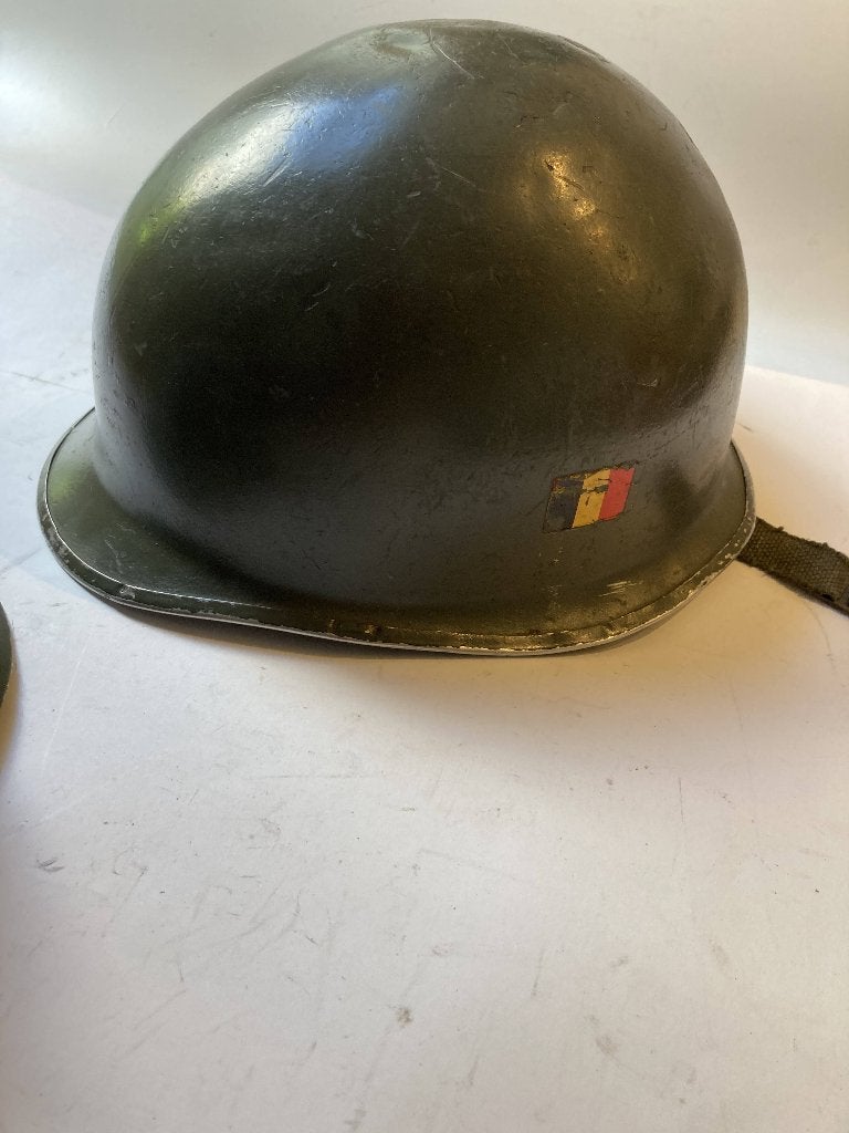 Casque armée belge M51, Collections, Enlèvement, Armée de terre, Casque ou Béret