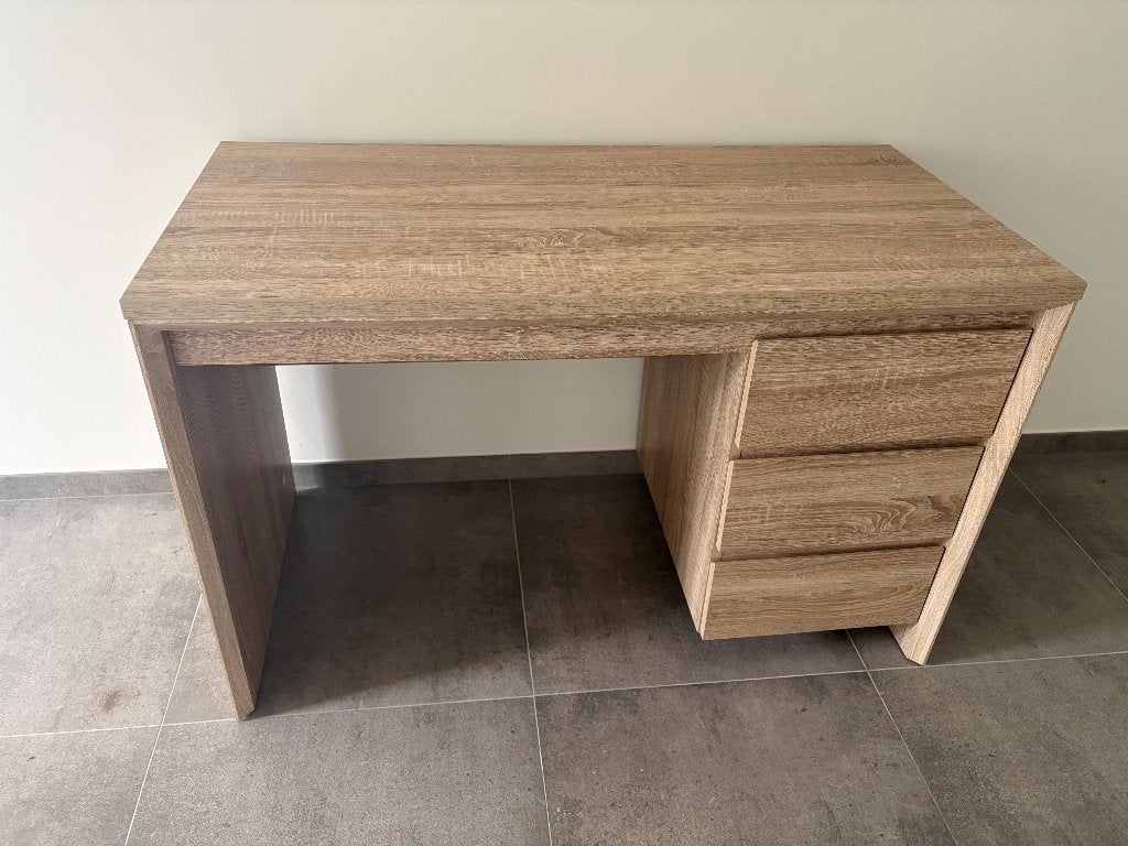 Bureau, Huis en Inrichting, Bureaus, Ophalen, Hout, Schoolbureau, Bruin