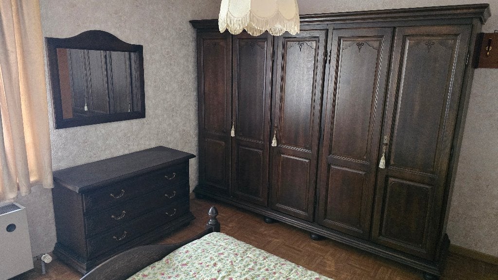 Mooie Eiken slaapkamer met grote kleerkast, Huis en Inrichting, Slaapkamer | Complete slaapkamers, Ophalen, Gebruikt, Tweepersoons