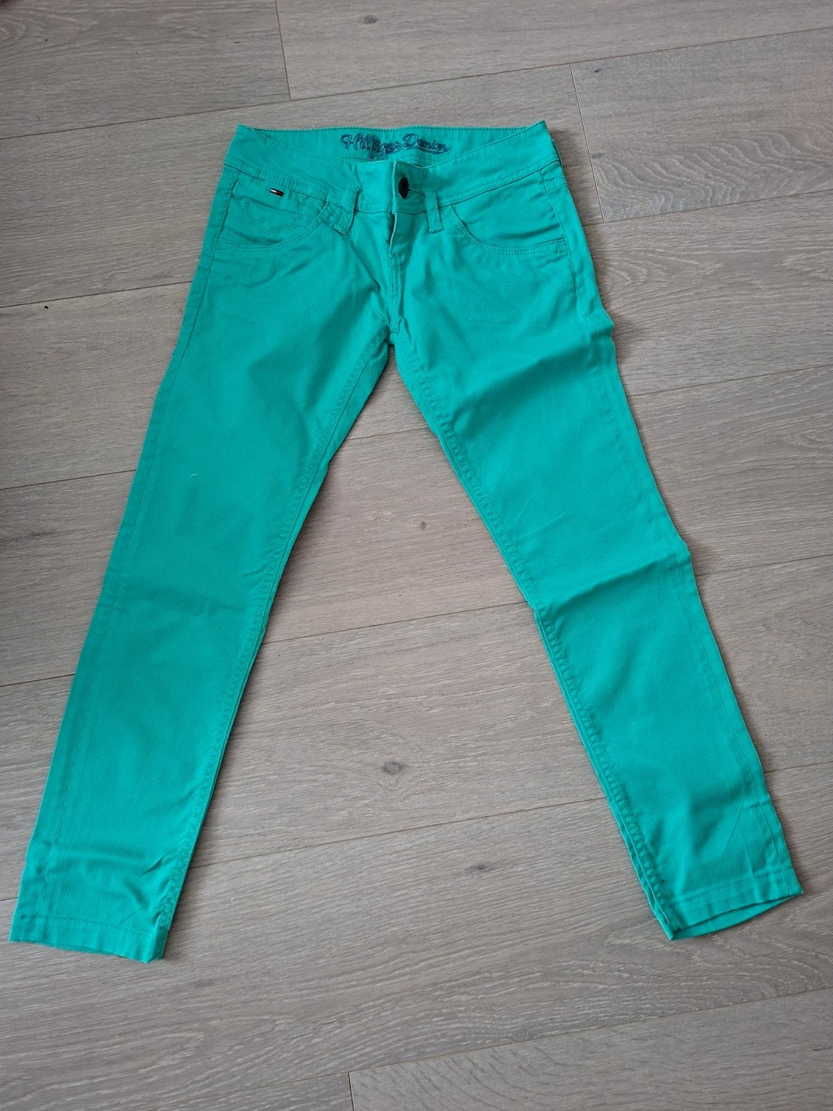 Mint groene broek Tommy hilfiger, Tommy hilfiger, Overige kleuren, Ophalen of Verzenden, Zo goed als nieuw