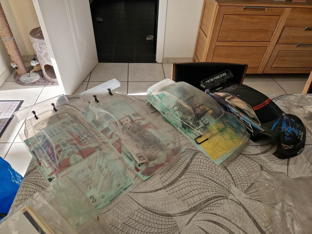 RC body's 1/10 schaal Tamiya, Ophalen, Zo goed als nieuw, Schaal 1:10, Auto onroad