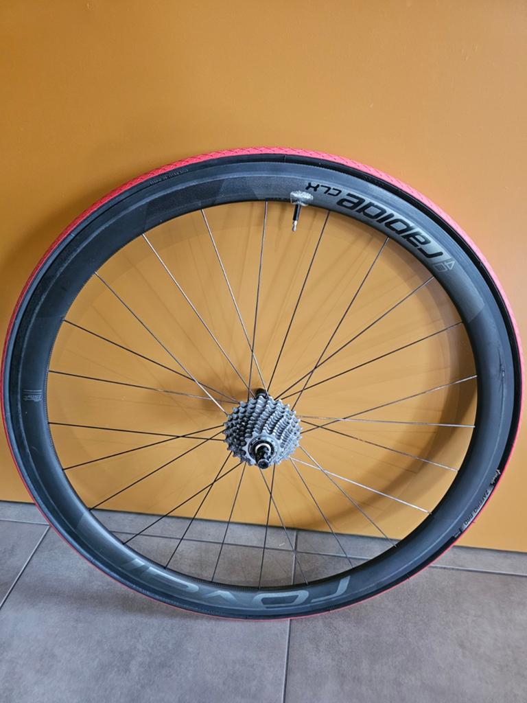 Roval Rapide CLX 40 Carbon Achterwiel (lichte schade), Fietsen en Brommers, Fietsonderdelen, Wiel, Carbon, Ophalen